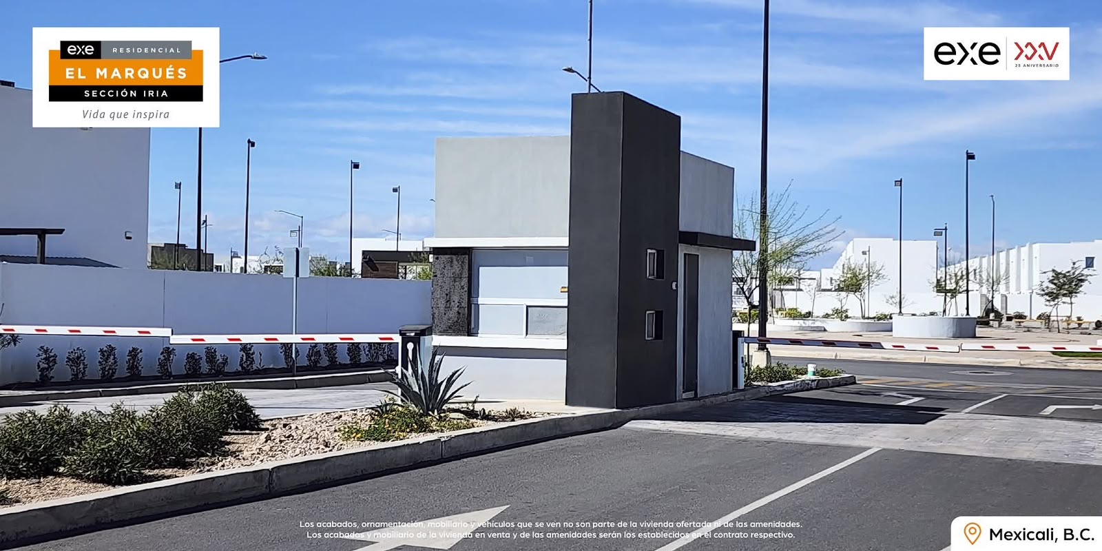 Acceso controlado de Residencial El Marqués, Mexicali